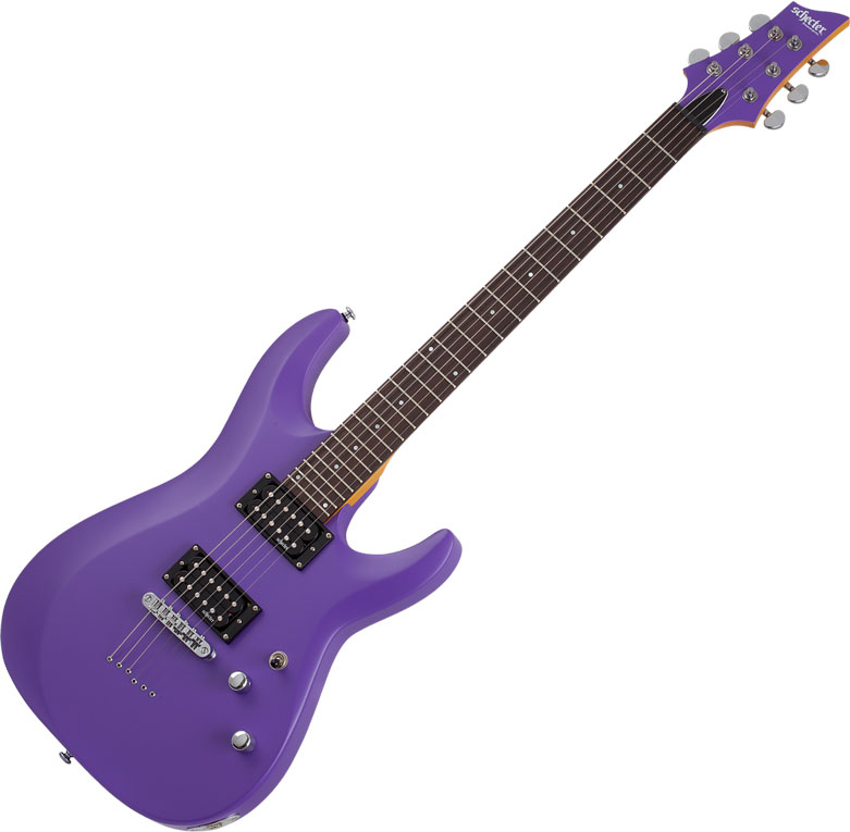 Schecter C-6 デラックスサテンパープルエレキギター Schecter C-6 Deluxe Guitar Satin Purple B-Stock 1008 | eBay