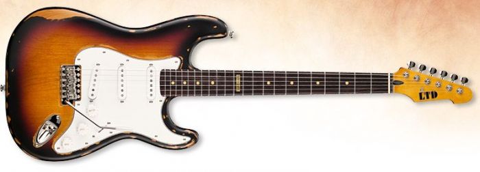 ESP LTD ST-203 Guitar in 3 Tone Burst sku number LST2033TB
