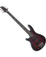 Schecter Hellraiser Extreme-5 Left-Handed Electric Bass Crimson sku number SCHECTER1921