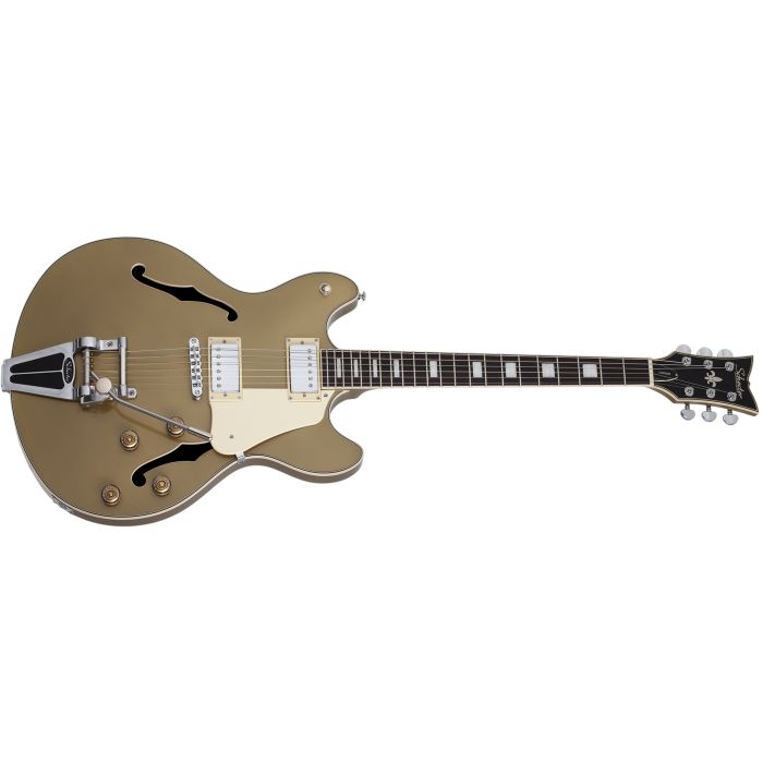 Schecter Corsair Semi-Hollow Electric Guitar Gold Top sku number SCHECTER1554