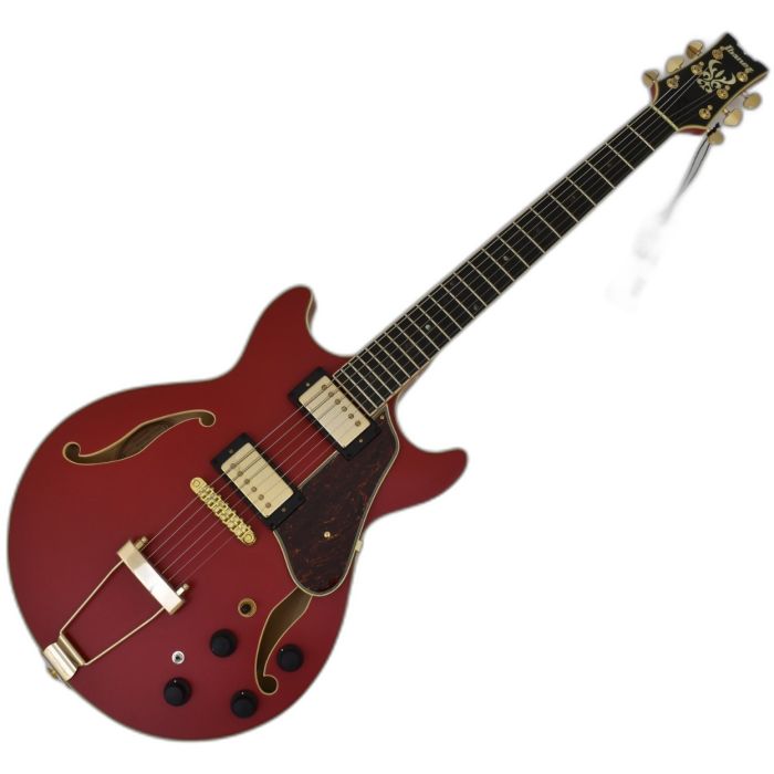 Ibanez AMH90CRF Cherry Red Flat Artcore Guitar B-Stock sku number AMH90CRF-0748