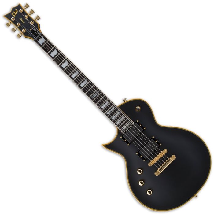 ESP LTD Deluxe EC-1000 VB Vintage Black Lefty Guitar B-Stock sku number LEC1000VBLKLH-B