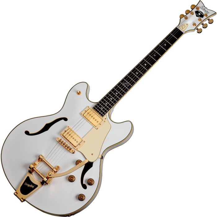 Schecter Robin Zander Corsair guitar in Gloss White sku number SCHECTER2242