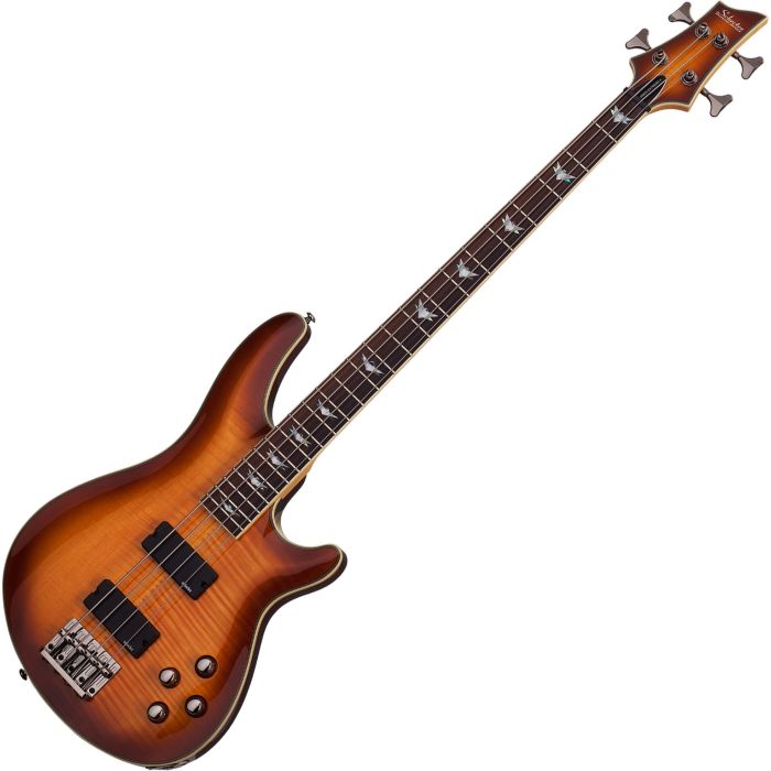 Schecter Omen Extreme-4 bass in Vintage Sunburst sku number SCHECTER2048