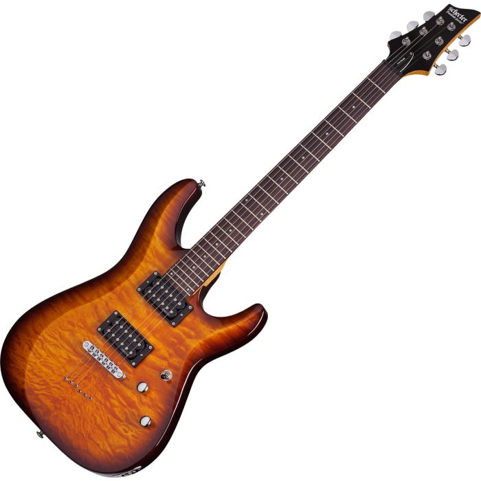 Schecter C-6 Plus guitar in Vintage Sunburst sku number SCHECTER444