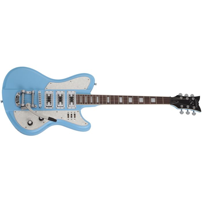 Schecter Ultra-III guitar in Vintage Blue sku number SCHECTER3155