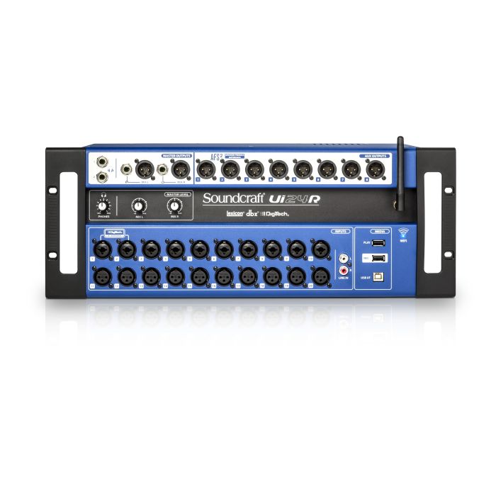 Soundcraft Ui-24R 24-channel Digital Mixer/USB Multi-Track Recorder with Wireless Control sku number SCR-5076585-01