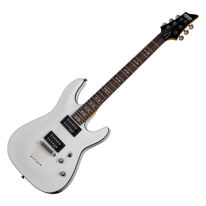 Schecter Omen-6 guitar in Vintage White sku number SCHECTER2061