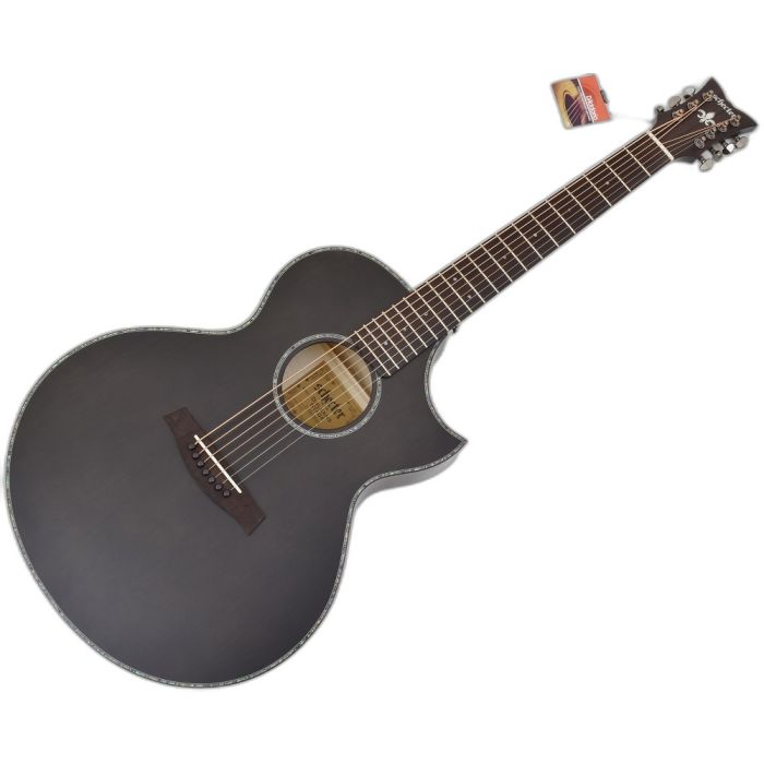 Schecter Orleans Stage-7 Acoustic acoustic in Satin See Thru Black sku number SCHECTER3709