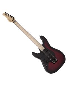 Schecter Miles Dimitri Baker SVSS Left Handed Electric Guitar Crimson Red Burst Satin sku number SCHECTER2136
