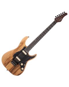 Schecter Sun Valley Super Shredder Exotic FR Black Limba guitar in Natural Satin sku number SCHECTER1265