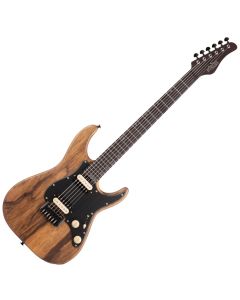 Schecter Sun Valley Super Shredder Exotic HT Black Limba guitar in Natural Satin sku number SCHECTER1269