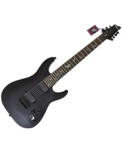 Schecter Damien-7 guitar in Satin Black sku number SCHECTER2472