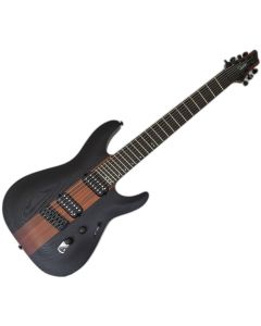 Schecter C-7 Multiscale Rob Scallon guitar in Satin Dark Roast sku number SCHECTER902