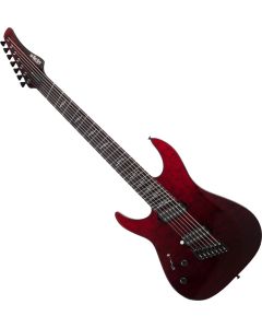 Schecter Reaper-7 Elite Multiscale LH guitar in Blood Burst sku number SCHECTER2185