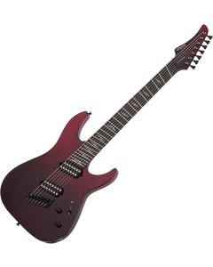 Schecter Reaper-7 Elite Multiscale guitar in Blood Burst sku number SCHECTER2182