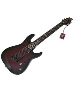 Schecter Omen Elite-7 Multiscale Guitar Black Cherry Burst sku number SCHECTER2462