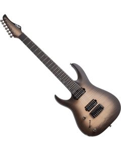 Schecter Banshee Mach-7 LH guitar in Fallout Burst sku number SCHECTER1418