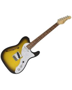 G&L USA ASAT Classic Thinline Semi Hollow Guitar 2 Tone Goldburst sku number USA ACLTL SH 2TGB