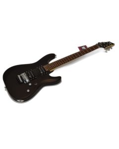 Schecter C-6 FR Deluxe Electric Guitar Satin Black B-Stock 1710 sku number SCHECTER434-B1710