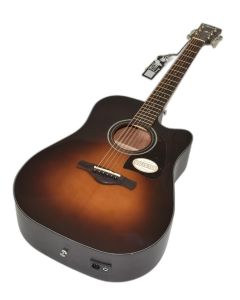 Ibanez AW4000CE-BS Artwood Series Acoustic Electric Guitar in Brn Sunburst High Gloss Finish 1704 sku number AW4000CEBS-B1704