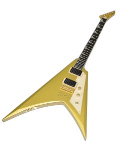 ESP LTD KH-V Kirk Hammett Signature Guitar Metallic Gold 0282 sku number LKHVMGO-B0282