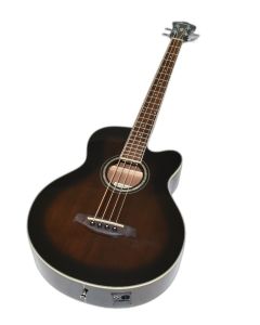 Ibanez AEB10E-DVS Artwood Series Acoustic Electric Bass in Dark Violin Sunburst High Gloss Finish 9688 sku number AEB10EDVS-B9688