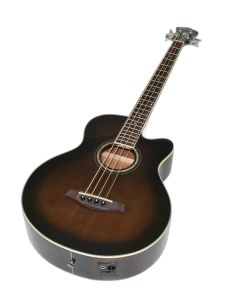 Ibanez AEB10E-DVS Artwood Series Acoustic Electric Bass in Dark Violin Sunburst High Gloss Finish 9676 sku number AEB10EDVS-B9676
