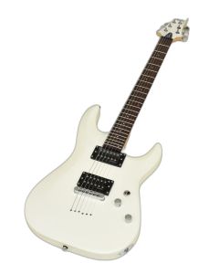 Schecter C-6 Deluxe Guitar Satin White B-Stock 1541 sku number SCHECTER432-B1541