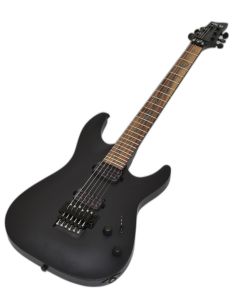 Schecter Damien-6 FR Guitar Satin Black B-Stock 1524 sku number SCHECTER2471.B1524