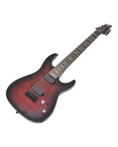Schecter Omen Elite-7 guitar in Black Cherry Burst sku number SCHECTER2456
