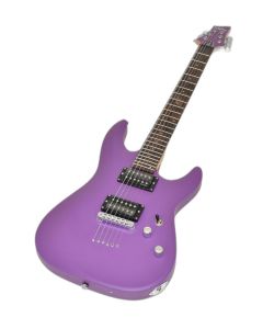 Schecter C-6 Deluxe Guitar Satin Purple B-Stock 1008 sku number SCHECTER429-B1008