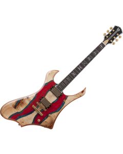 Schecter Goregehn Special Edition guitar in Blood River Burl sku number SCHECTER4578