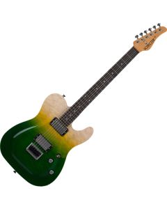 Schecter PT Classic guitar in Caribbean Fade Burst sku number SCHECTER7321