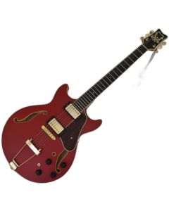 Ibanez AMH90CRF Cherry Red Flat Artcore Guitar B-Stock sku number AMH90CRF-0748