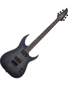 Schecter KM-6 MK-III Legacy guitar in Transparent Black Burst sku number SCHECTER873