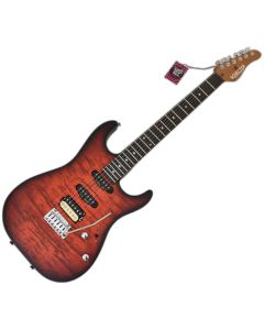 Schecter USA Sunset Custom-II HSS Guitar Tiger Eye Satin sku number SCHECTER7156