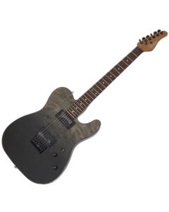 Schecter PT Standard guitar in Black Fade Burst Burl sku number SCHECTER3955