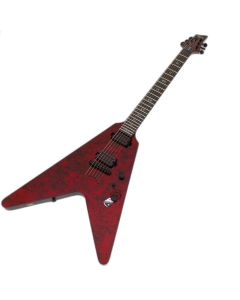Schecter V-1 Apocalypse Electric Guitar in Red Reign B1595 sku number SCHECTER3053.B1595