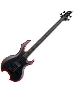 ESP LTD FL-4 Fred Leclercq Bass Black Red Burst Satin B-Stock sku number LFL4BLKREDBS-B