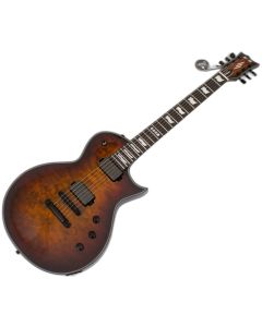 ESP E-II Eclipse QM Tiger Eye Sunburst Guitar B-Stock 6435 sku number EIIECQMTESB-B6435