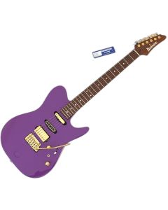Ibanez LB1VL Lari Basilio Signature Guitar Violet B-Stock sku number LB1VL-B9294