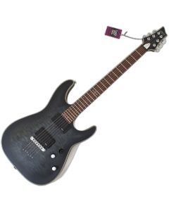 Schecter C-1 Platinum Guitar See-Thru Black Satin B-Stock 1070 sku number SCHECTER790-B1070