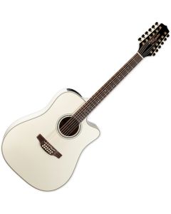 Takamine GD37CE-12 String Acoustic Guitar Pearl White B-Stock sku number TAKGD37CE12PW-B