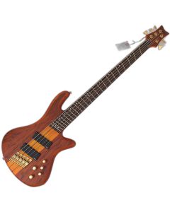 Schecter Stiletto Studio-5 Fanned Fret Bass Honey Satin B-Stock 0677 sku number SCHECTER2794-B0677