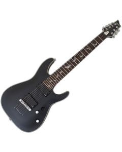 Schecter Damien Platinum-7 Guitar Satin Black B-Stock 0322 sku number SCHECTER1185-B0322