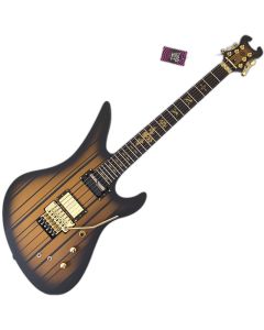 Schecter Synyster Custom-S Guitar Satin Gold Burst B-Stock 0664 sku number SCHECTER1743-B0664