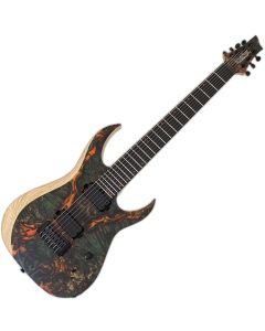 Schecter USA Custom Sunset Extreme 7 Stabilized Top Guitar 2039 sku number SCHECTER6998-2039