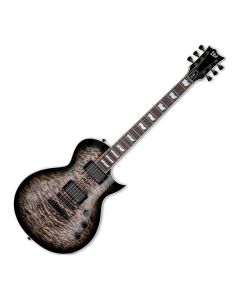 ESP LTD EC-400 QM SEE THRU BLACK SUNBURST guitar sku number LEC400QMSTBLKSB