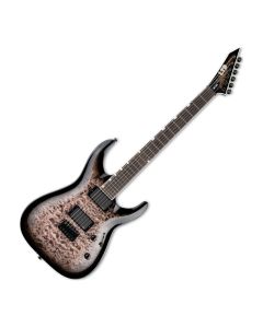 ESP LTD MH-400HT/QM SEE THRU BLACK SUNBURST guitar sku number LMH400HTQMSTBLKSB